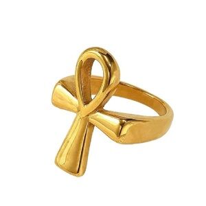 NEW ✨Gold Ankh Ring
Stainless Steel
